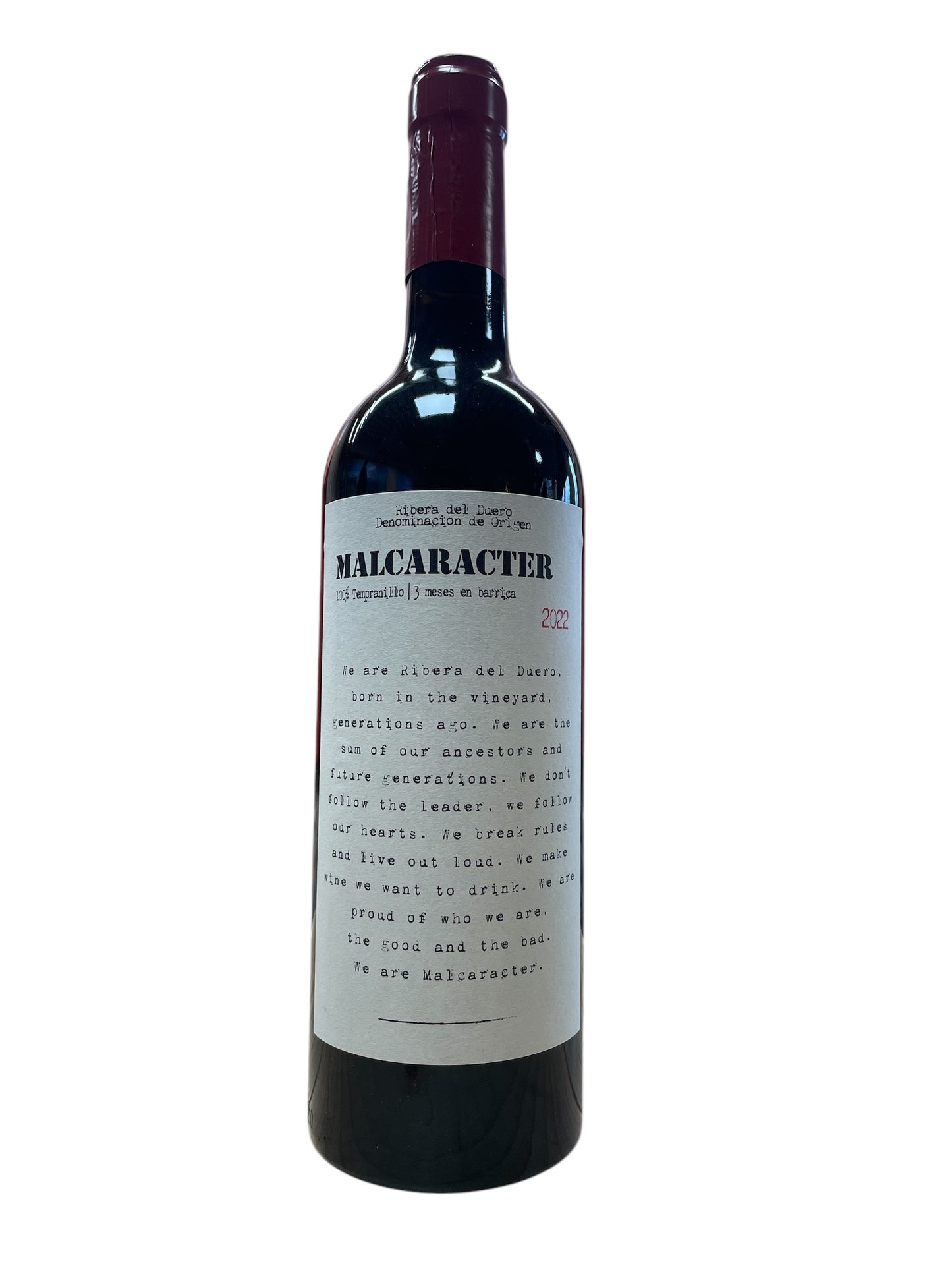 Malcaracter Tempranillo, (Bio)
